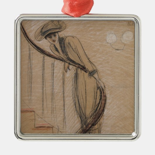 Das Treppenhaus Silbernes Ornament (Vorne)