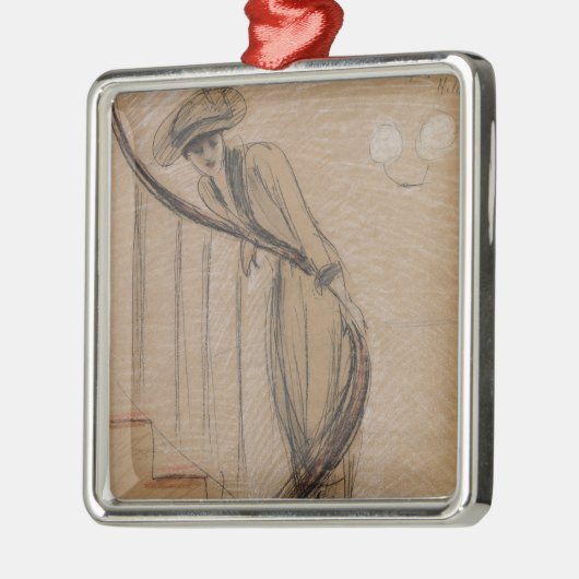 Das Treppenhaus Silbernes Ornament (Links)