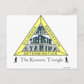 DAS TRIANGLE DES RUNNERS POSTKARTE (Vorderseite)