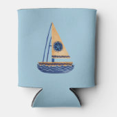 Das Tribal-Segelboot Dosenkühler (Vorderseite)