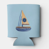 Das Tribal-Segelboot Dosenkühler (Rückseite)