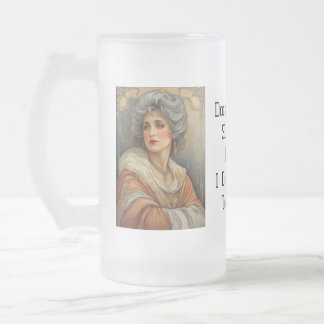 Das trinke ich nicht!! mattglas bierglas