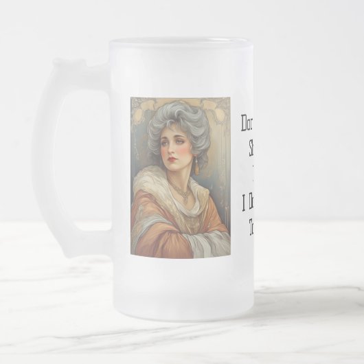 Das trinke ich nicht!! mattglas bierglas (Links)