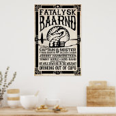 Das Trinken aus Cups Tribute Poster (Küche)