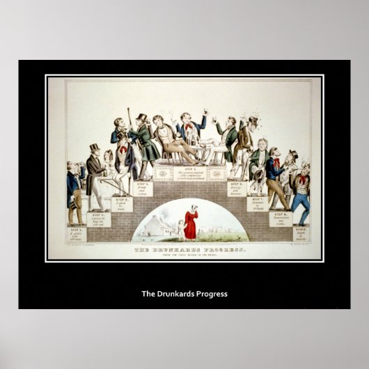 Das Trinker-Fortschrittsplakat Poster (Vorne)