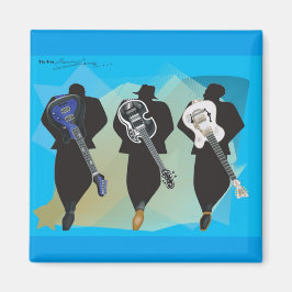 Das Trio Collection-Square-Magnet Magnet