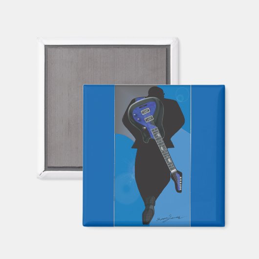 Das Trio Collection-Square-Magnet Magnet (Vorderseite/Rückseite)