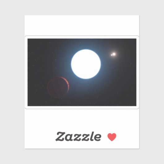 Das Triple-Star-System Hd 131399 Aufkleber (Blatt)