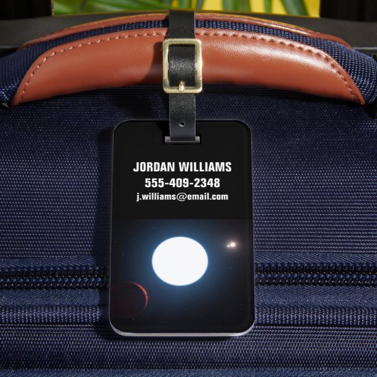 Das Triple-Star-System Hd 131399 Gepäckanhänger (Vorderseite Insitu 2)