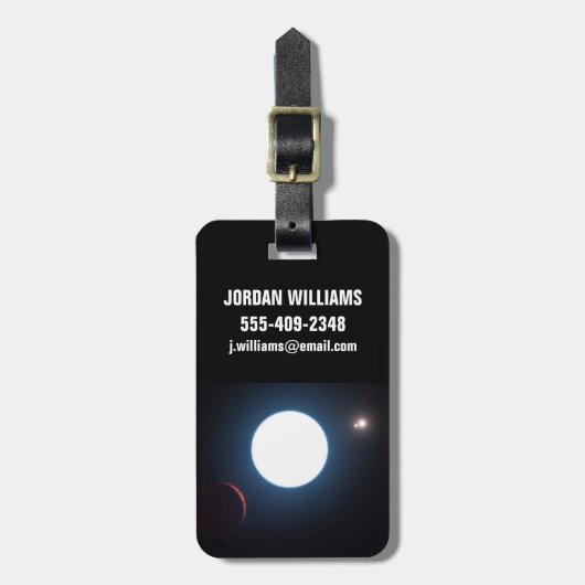 Das Triple-Star-System Hd 131399 Gepäckanhänger (Vorderseite vertikal)