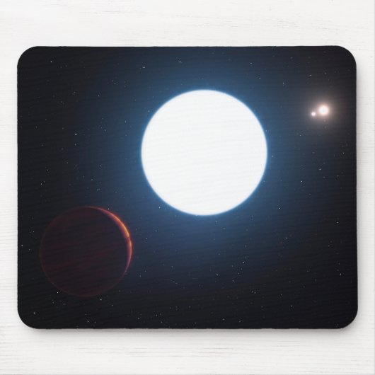 Das Triple-Star-System Hd 131399 Mousepad (Vorne)