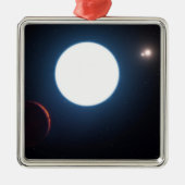 Das Triple-Star-System Hd 131399 Ornament Aus Metall (Vorne)