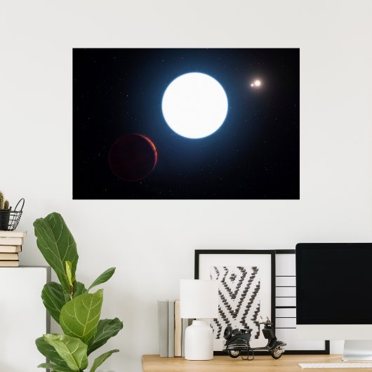 Das Triple-Star-System Hd 131399 Poster (Heimbüro)