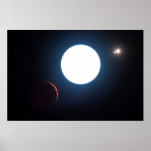 Das Triple-Star-System Hd 131399 Poster