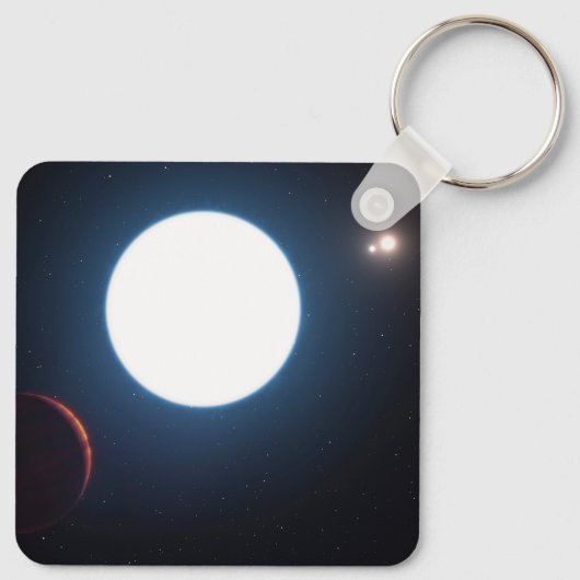 Das Triple-Star-System Hd 131399 Schlüsselanhänger (Rückseite)
