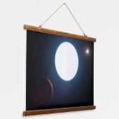 Das Triple-Star-System Hd 131399 Wandteppich Mit Holzrahmen (Gewinkelt)