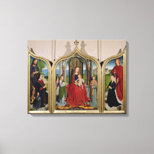 Das Triptychon der Sedano Familie, c.1495-98 Leinwanddruck