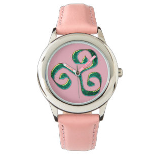 Das triskele, altes Symbol in der keltischen Armbanduhr