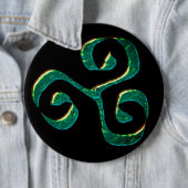 Das triskele, altes Symbol in der keltischen Button (Beispiel)