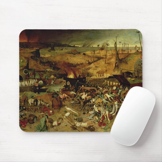 Das Triumph des Todes, c.1562 (Öl auf Platte) Mousepad (Mit Mouse)