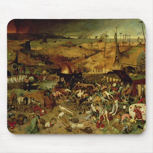 Das Triumph des Todes, c.1562 (Öl auf Platte) Mousepad (Vorne)