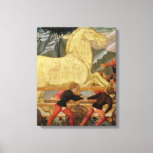 Das trojanische Pferd Leinwanddruck (Vorderseite)