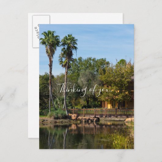 Das Tropenparadies Postkarte (Vorne/Hinten)