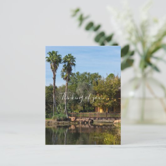 Das Tropenparadies Postkarte (Stehend Vorderseite)