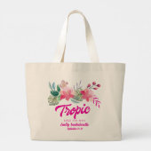 Das Tropic ist wie das Bachelorette Weekend Party Jumbo Stoffbeutel (Rückseite)