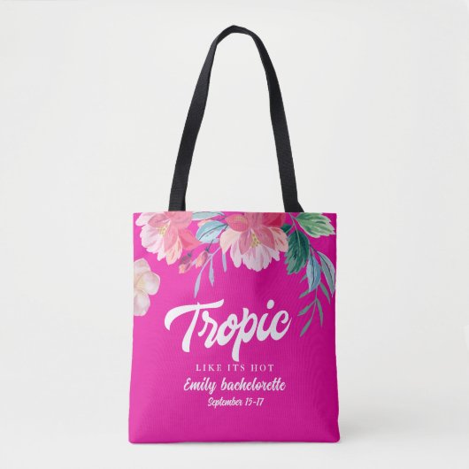 Das Tropic ist wie das Bachelorette Weekend Party Tasche (Vorderseite)
