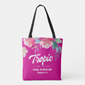 Das Tropic ist wie das Bachelorette Weekend Party Tasche (Rückseite)