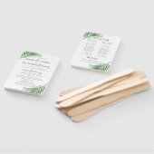 Das Tropical Palm Tree Greenery Beach Hochzeitspro Fächer (Non-assembled)