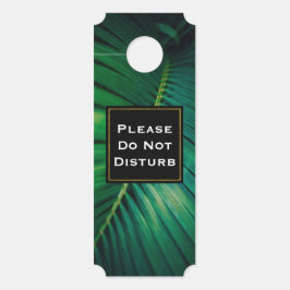 Das tropische Foto des grünen Leaf darf nicht beei Türanhänger