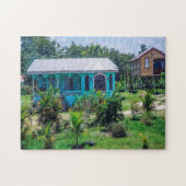 Das tropische Haus Belize. Puzzle (Horizontal)