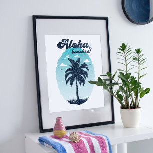 Das tropische Inseldesign. Poster