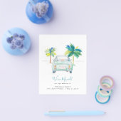 Das tropische Palmenbaumauto Flyer (Einzeln)