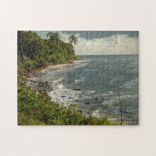 Das tropische Paradies der Natur am Sandstrand Puzzle (Horizontal)