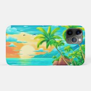 Das tropische Paradies mit Blick auf die sonnige K Case-Mate iPhone Hülle