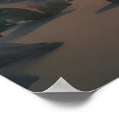 Das tropische Paradies mit Palmen Poster (Ecke)