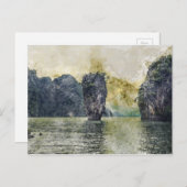 Das tropische Paradies Phuket Thailand in Asien Postkarte (Vorne/Hinten)