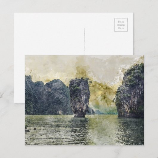 Das tropische Paradies Phuket Thailand in Asien Postkarte (Vorne/Hinten)