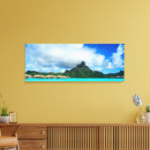 Das tropische Resort Bora Bora Leinwand Panorama (Insitu (Wohnzimmer))