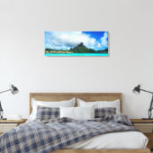Das tropische Resort Bora Bora Leinwand Panorama (Insitu (Schlafzimmer))