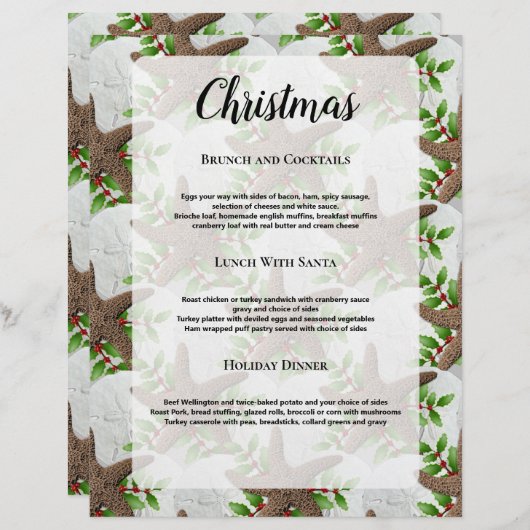 Das Tropische Restaurant für Weihnachtsfeiertagen (Vorne/Hinten)