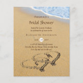 Das tropische Strandherz in Sand Brautparty (Vorderseite)