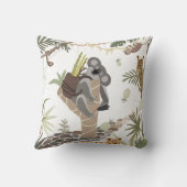 "Das tropische Tier koala" Kissen (Rückseite)