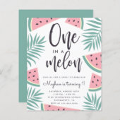 Das tropische Wassermelone in einem Melon zum Gebu (Vorne/Hinten)