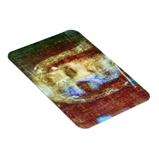 Das Tuch des Turiner Gesichts Jesus Christus kolor Magnet (Rechte Seite)