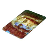 Das Tuch des Turiner Gesichts Jesus Christus kolor Magnet (Linke Seite)