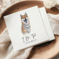 Das tue ich auch! Shiba Inu Dog Pet Wedding